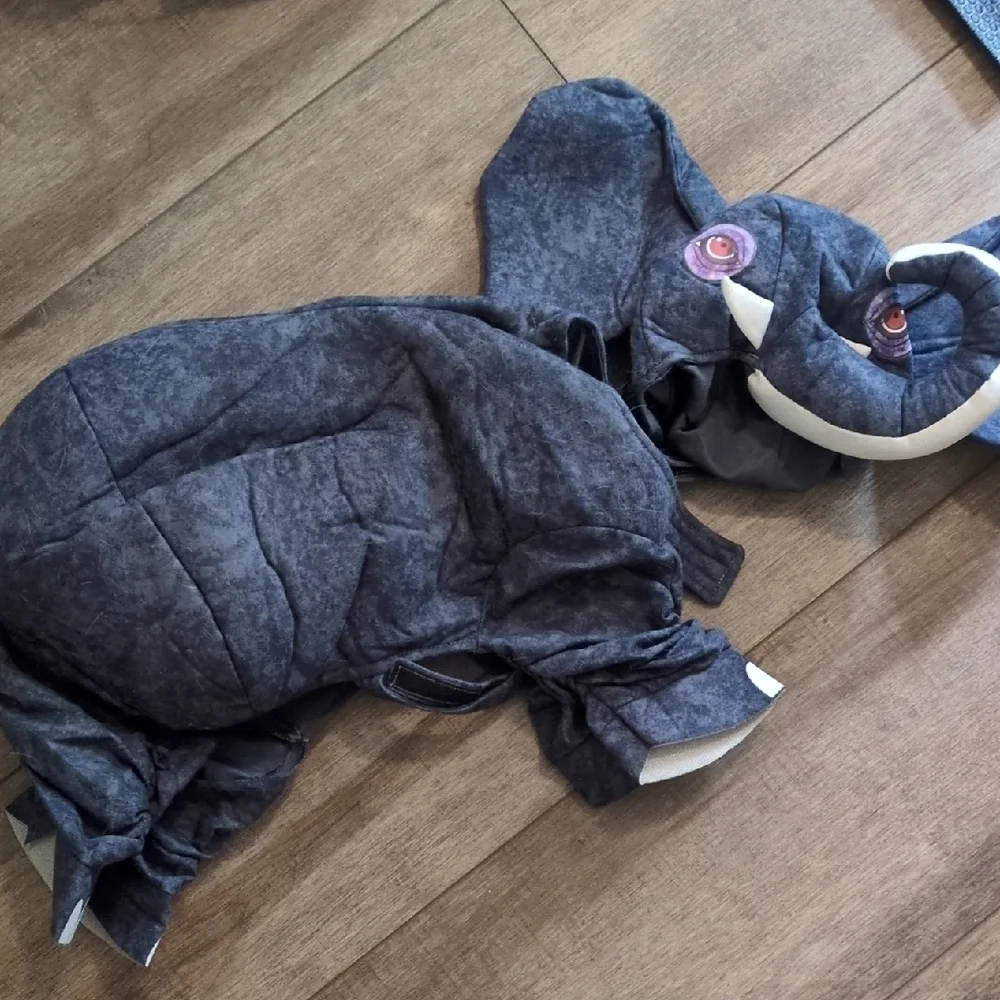 Gray Dog Elephant Costume